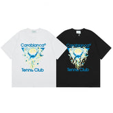 Casablanca T SHIRTS High-quality pure cotton streetwear