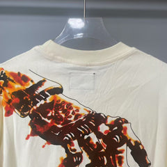 Godspeed T Shirts Splatter Chaos Skeleton Vintage Print