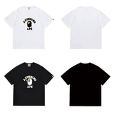 Bathing Shark print T Shirts High-quality 100% cotton streetwear