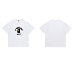 Bathing Shark print T Shirts High-quality 100% cotton streetwear