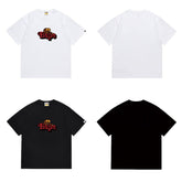 Bathing Shark print T Shirts High-quality 100% cotton streetwear