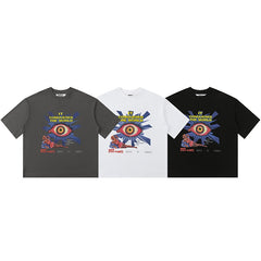HOUSE OF ERRORS T Shirts High-quality pure cotton "Big Eye" high-street apparel 240g Double-Yarn Cotton