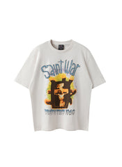 Saint Michael T Shirts High-quality, trendy pure cotton clothing