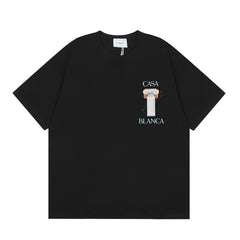 Casablanca T SHIRTS High-quality pure cotton streetwear