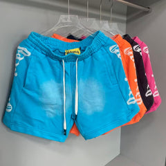 Godspeed Shorts Vertical Script Logo Elastic Waist Beach Shorts