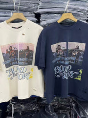 Paly Hollywood T Shirts Heavyweight high-quality pure cotton streetwear
