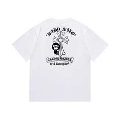 Bathing Shark print T Shirts
