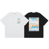 Casablanca T SHIRTS High-quality pure cotton streetwear