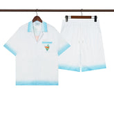 Casablanca Beach Shirt & Shorts Set Casual Summer Vacation/Travel Wear (Sold Separately)