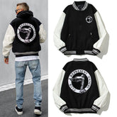American-style baseball jacket Powered by Represent ¨C Club Logo Embroidery (Vibe Style)