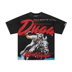 DUAA T Shirts High-quality pure cotton trendy unisex heavyweight