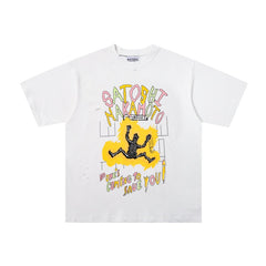 SATOSHI T Shirts High-quality pure cotton trendy unisex heavyweight loose fit fashionable and versatile
