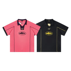 CORTEIZ T-shirt Blokecore Piping Trim Polo Rugby Shirt