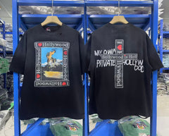 Paly Hollywood T Shirts Heavyweight high-quality pure cotton streetwear