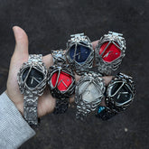 Men's watches y2k men's cobweb alabaster waterproof