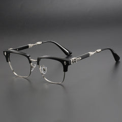 Chrome Hearts glasses luxury sword, half frame glasses