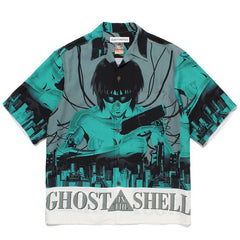 GUILTYPARTIES TIGER Shirts 23SS Ghost in the Shell print Hawaiian short-sleeved shirt men