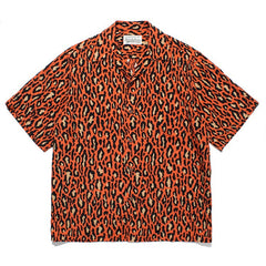 GUILTYPARTIES TIGER Shirts 24AW Leopard print, Hawaiian casual short-sleeved shirt men