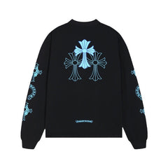 CHH Chrome Heart Long Sleeve Shirt Unisex Fashion Loose Long Sleeve Shirt