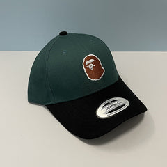 Bathing Shark print Hat Trendy brand ape head hat Sunshade sunscreen baseball cap Men's and women's simple cap