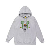 Bathing Shark print Hoodie Autumn/Winter Letter Print Loose Hoodie Pullover Ape Sweater