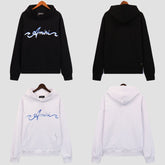 Amiri Hoodie gradual change letter pattern pullover hooded sweater men and women