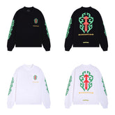 Chrome Heart T Shirts Rose Cross Vine Sword Long Sleeve