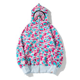 Bathing Shark print Hoodie Miami City Limited