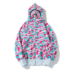 Bathing Shark print Hoodie Miami City Limited
