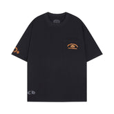CHH Heart T Shirts CROW Summer Short Sleeve Embroidery Crew Neck Loose
