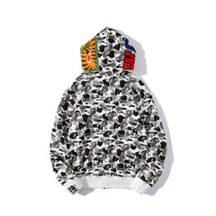 Bathing Shark print Hoodie Wind Ink Camouflage 10th Anniversary Limited Edition