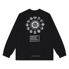 CHH Chrome Heart Long Sleeve Shirt Unisex Fashion Loose Long Sleeve Shirt