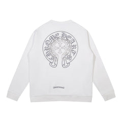 CHH Chrome Heart Long Sleeve Shirt Unisex Fashion Loose Long Sleeve Shirt