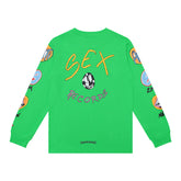 CHH Chrome Heart Long Sleeve Shirt Unisex Fashion Loose Long Sleeve Shirt