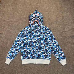 Bathing Shark print Hoodie