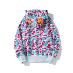 Bathing Shark print Hoodie Miami City Limited