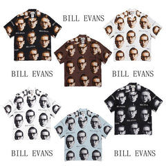 GUILTYPARTIES TIGER Shirts Bill Evans Jazz Music Hawaiian Casual Short Sleeve Shirts Men's and Women's