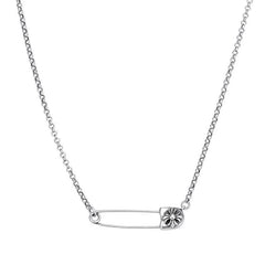 Chrome Hearts Necklace Cross Pin Vintage Minimalist Collarbone Chain