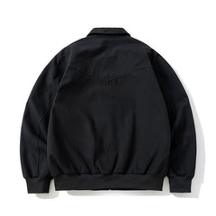 Mens Vintage Jackets Vintage Jacket Loose Locomotive Lapel Baseball Uniform