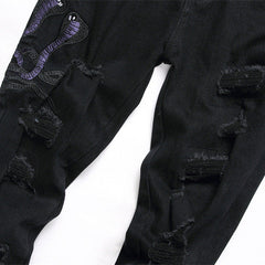 Amiri Jeans Ripped Stretch Jeans
