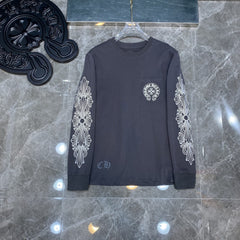 CHH Chrome Heart Long Sleeve Shirt Unisex Fashion Loose Long Sleeve Shirt