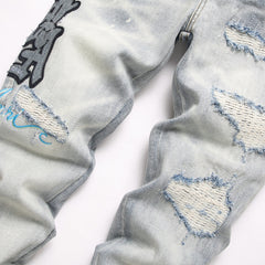 Amiri Jeans Ripped Stretch Jeans