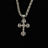 Chrome Hearts Necklace Men's and Women's Sterling Silver Vintage Large Pendant