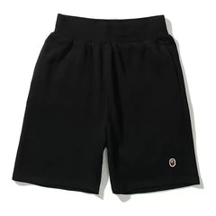 Bathing Shark print Shorts embroidered small label shark five-point pants casual straight beach pants
