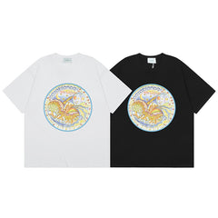 Casablanca T SHIRTS High-quality pure cotton streetwear