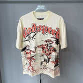 Godspeed T Shirts Vintage Vacation Skeleton Couple Illustration