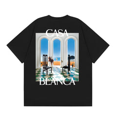 Casablanca T SHIRTS High-quality pure cotton streetwear