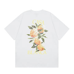Casablanca T SHIRTS High-quality pure cotton streetwear