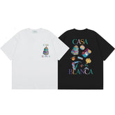 Casablanca T SHIRTS High-quality pure cotton streetwear