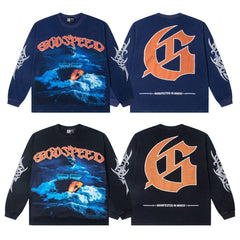 Godspeed Long sleeved shirts High-quality trendy pure cotton spring and autumn